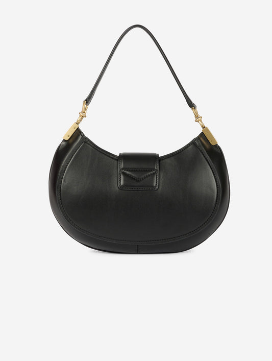 Sac "Kiss Me" en cuir noir