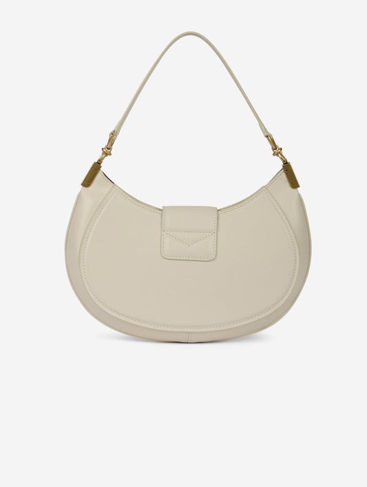 Sac "Kiss Me" en cuir ivoire