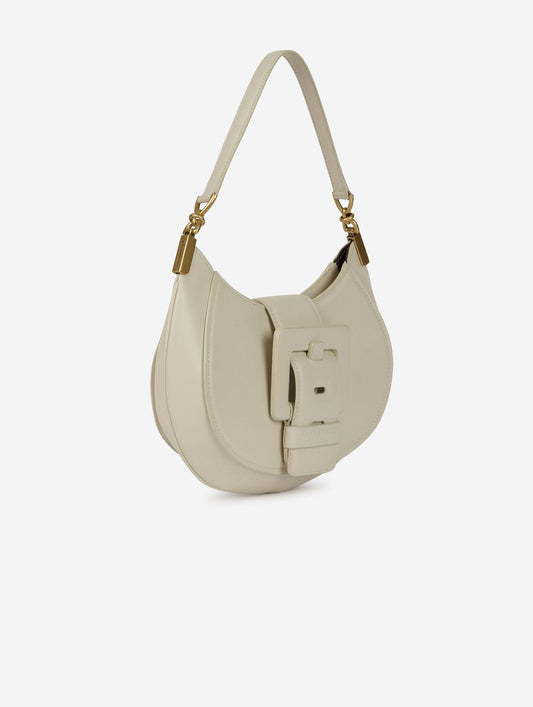Sac "Kiss Me" en cuir ivoire