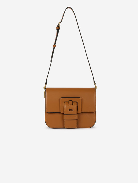 Sac "Touch Me" en cuir caramel