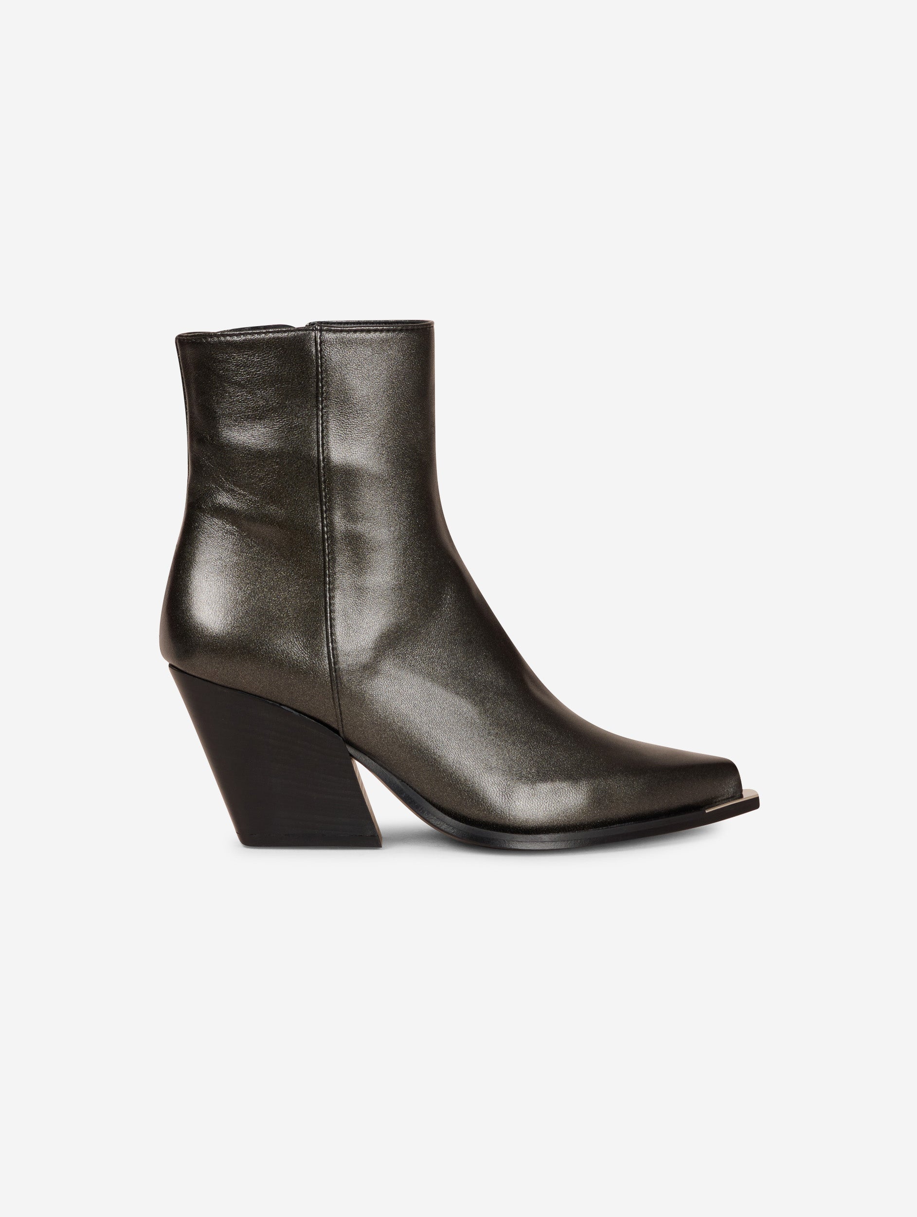 Women Shoes Metallic leather ankle boots Barbara Bui Official