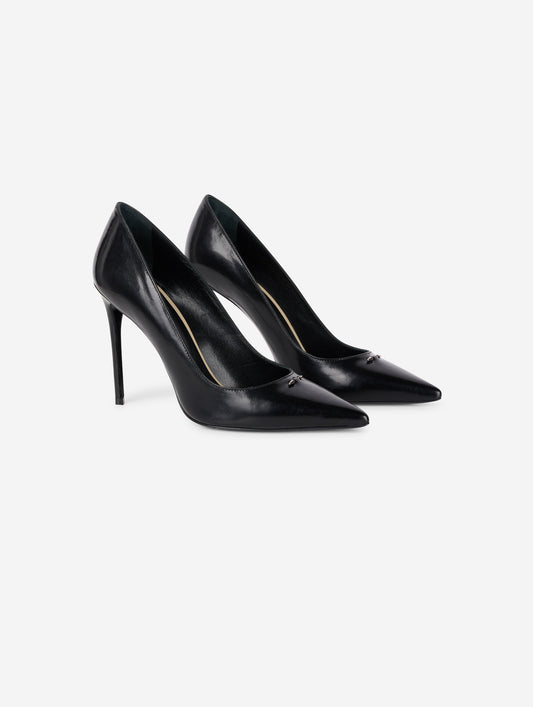 Escarpins en cuir noir