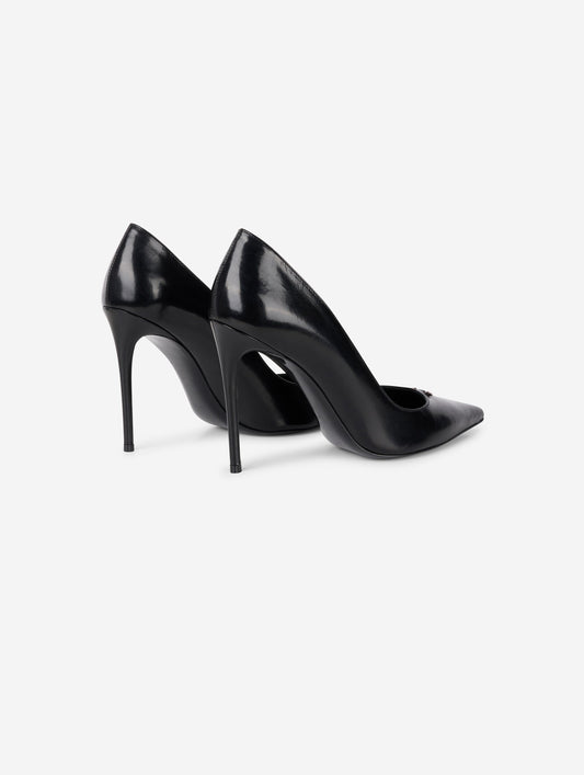 Escarpins en cuir noir