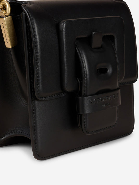 Sac "Love Me" en cuir noir