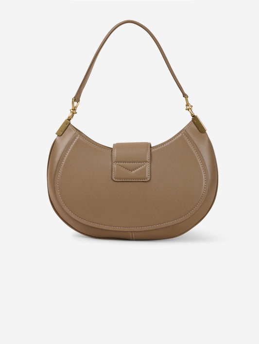 Sac "Kiss Me" en cuir mastic