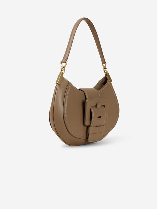 Sac "Kiss Me" en cuir mastic