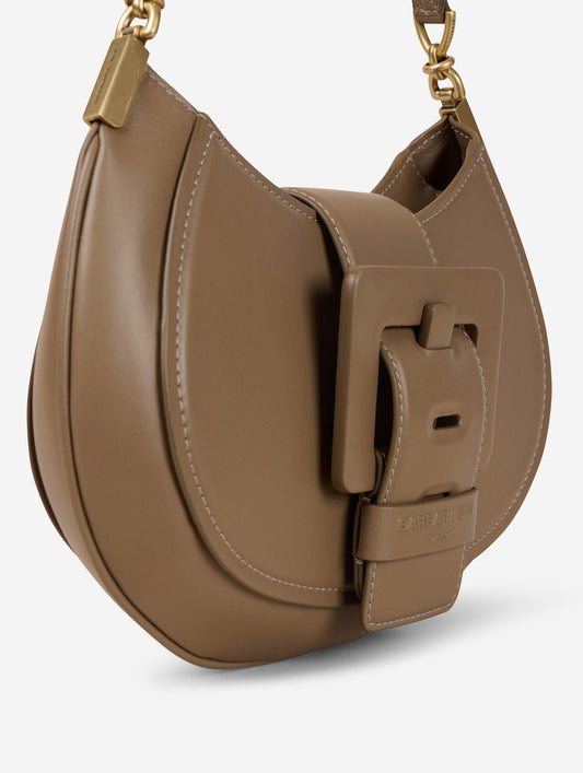 Sac "Kiss Me" en cuir mastic
