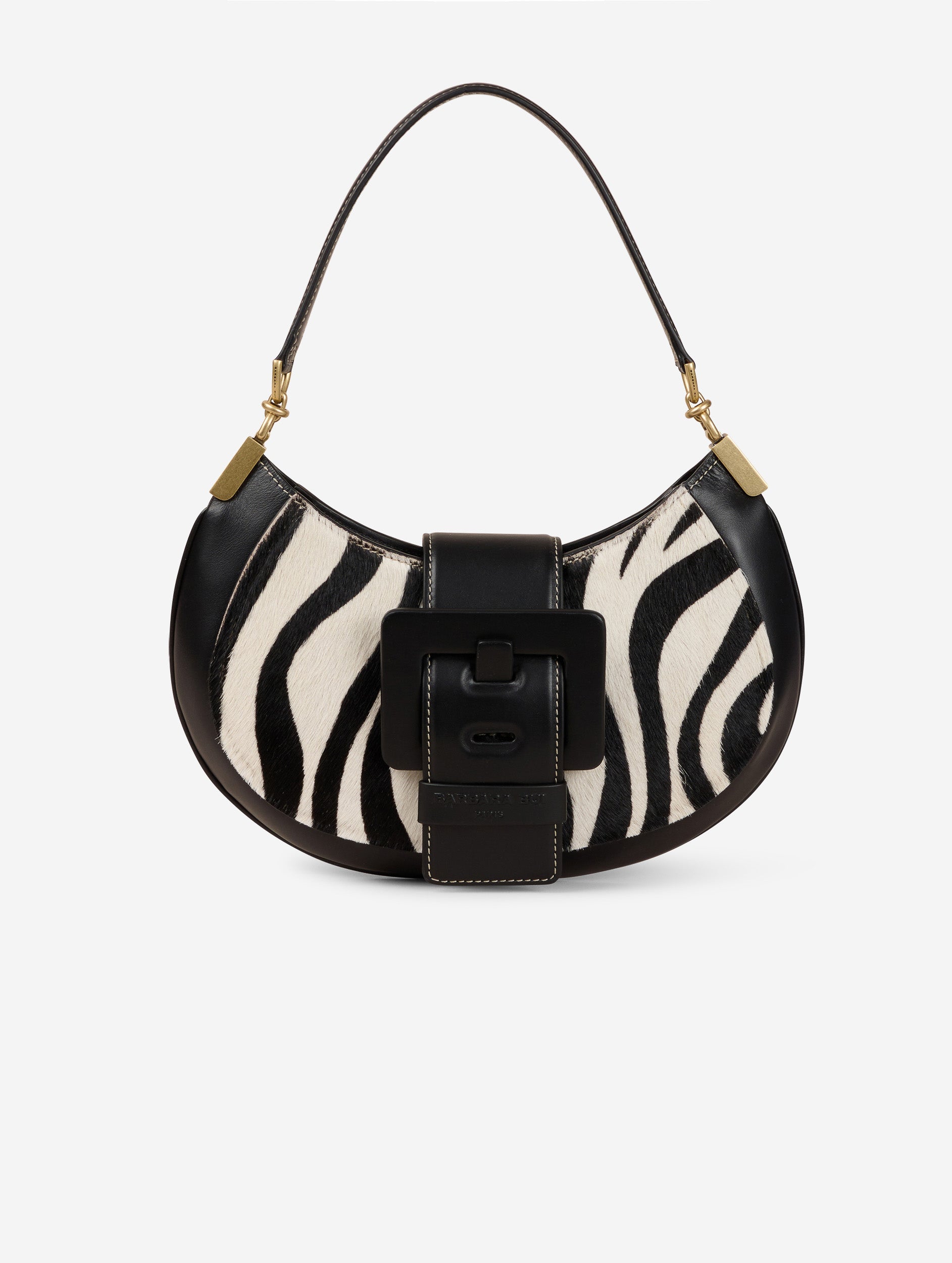 Women Bags Zebra print calf hair leather KISS ME bag Barbara