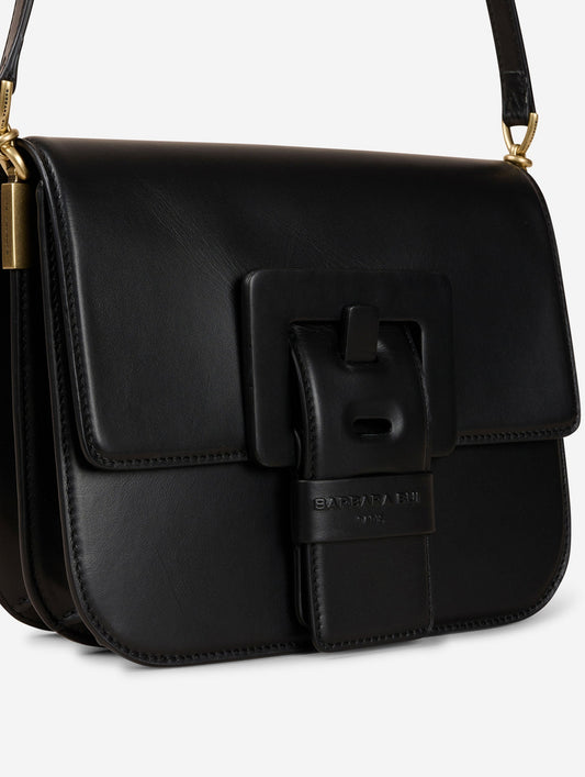 Sac "Touch Me" en cuir noir