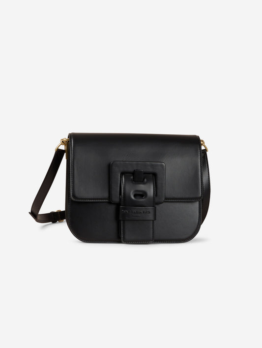 Sac "Touch Me" en cuir noir