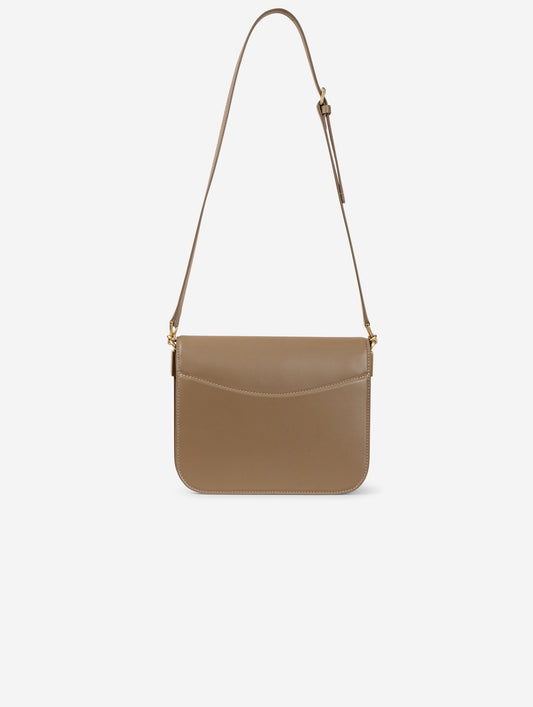 Sac "Touch Me" en cuir mastic