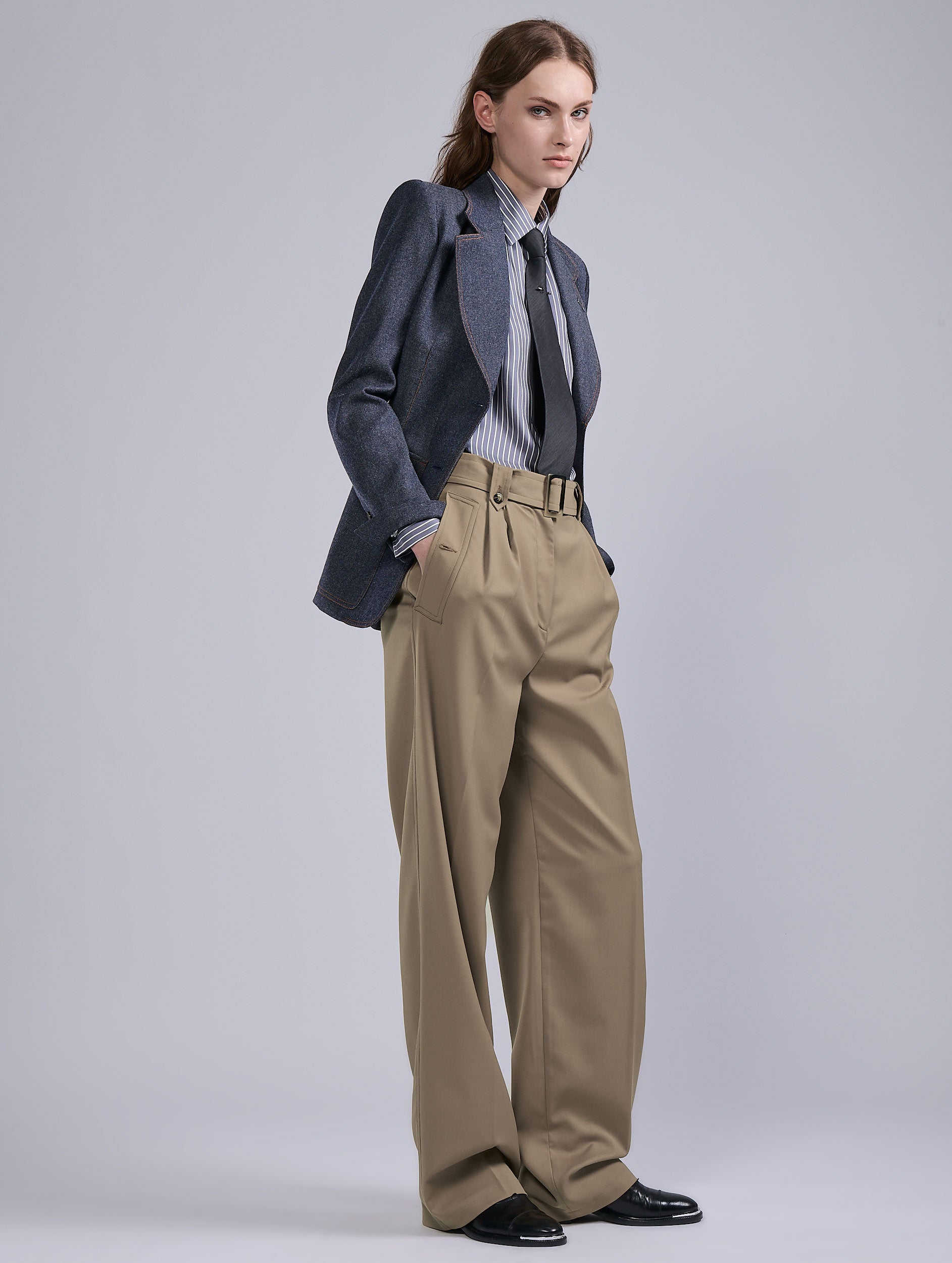 Pantalon En Toile Noir Barbara Bui - Taille 34 (tour De Taille 37 Cm) - Occasion Très Bon état