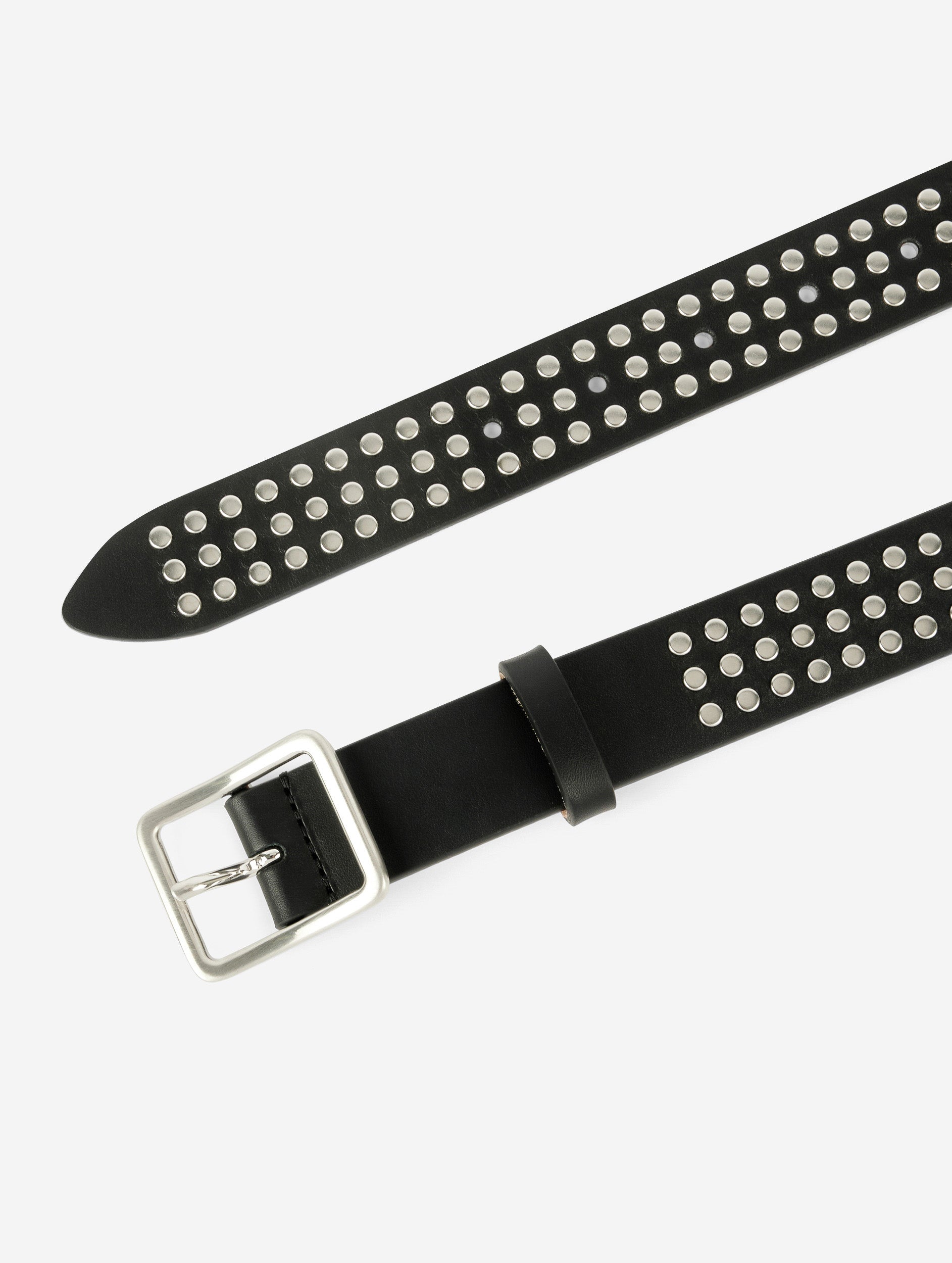 Barbara Bui Black studded belt Women Accessories | Large belt in black studded leather  main image 2