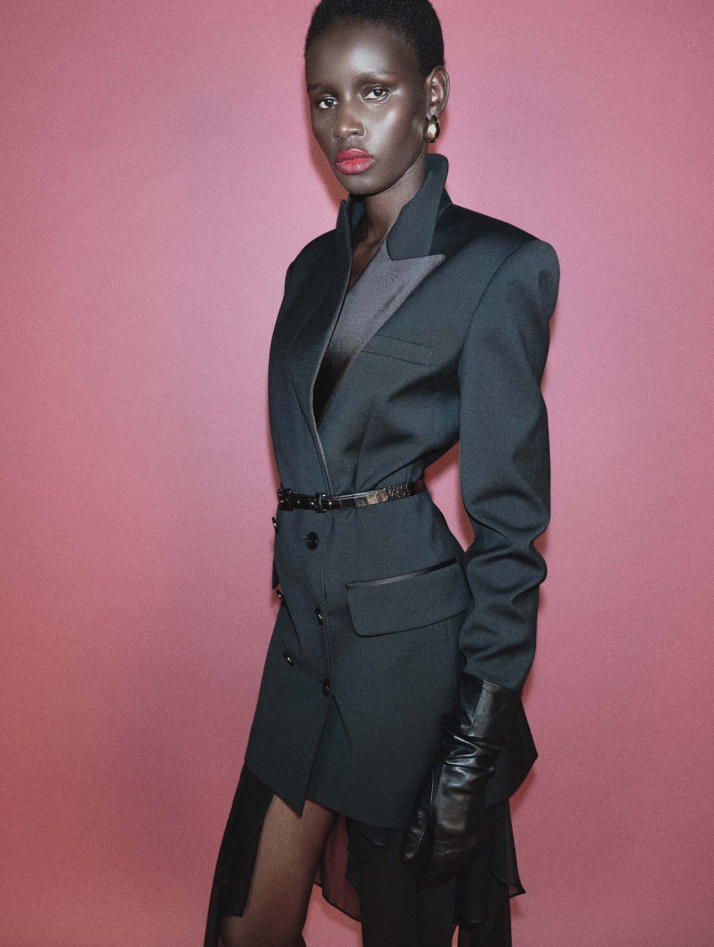 Robe-veste avec mousseline amovible