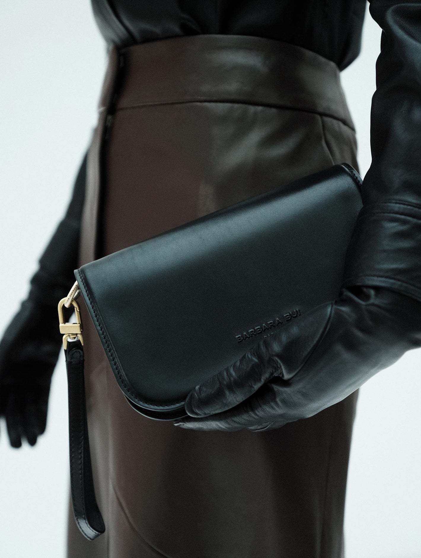 Petit sac "Like Me" en cuir noir