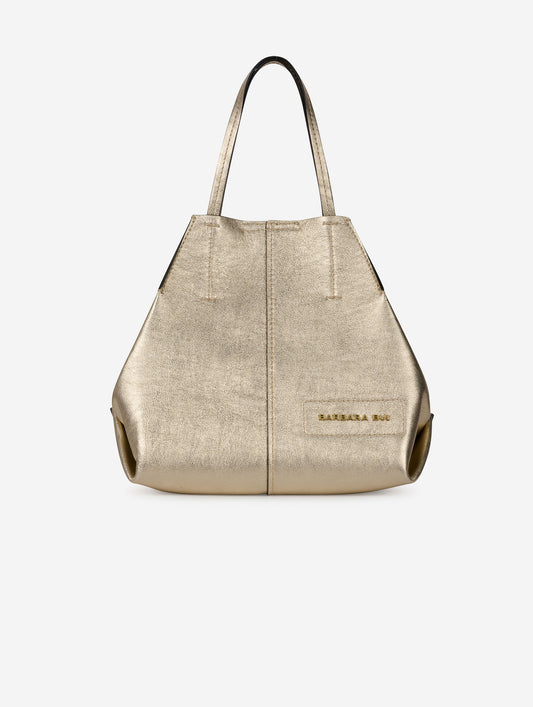 Gold leather Bao bag