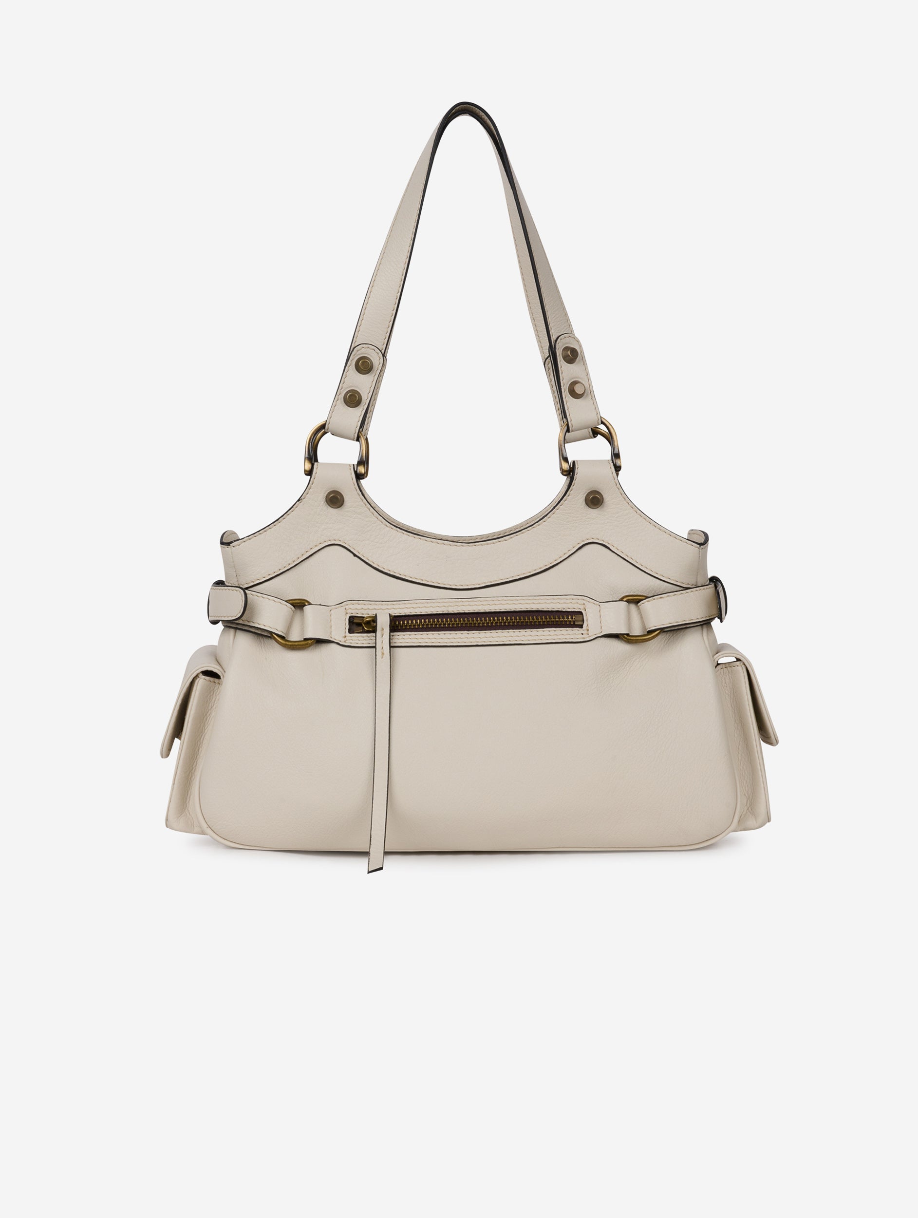 Women Accessories | Ivory leather BB RE-EDITION bag