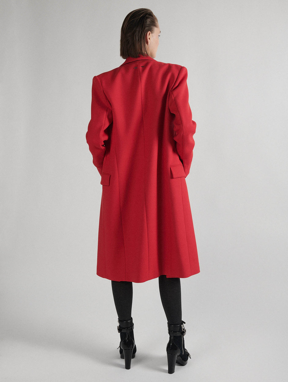 Ensemble Legging, Haut, Robe, Manteau Barbara Farber – Taille 122-128 (6-7 Ans), Rouge