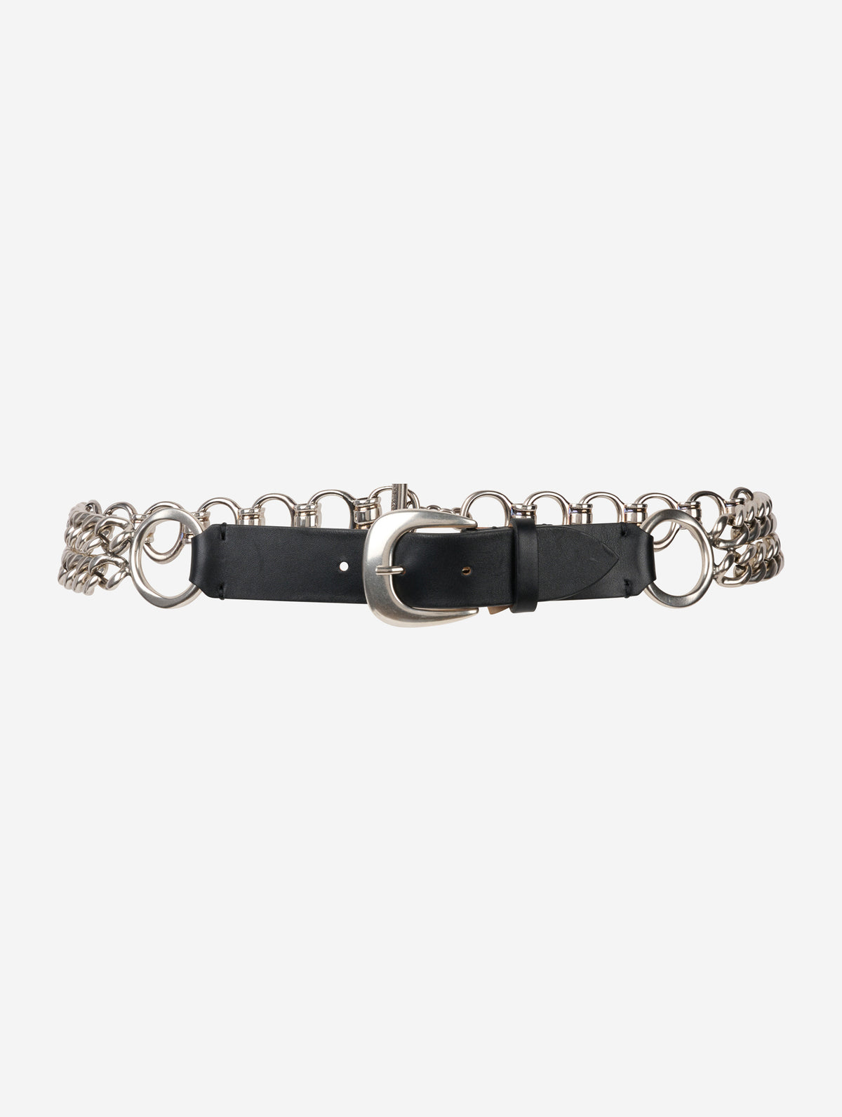 Bebe Gunmetal Dark Silver Chunky Chain Belt bebe Women main image 3
