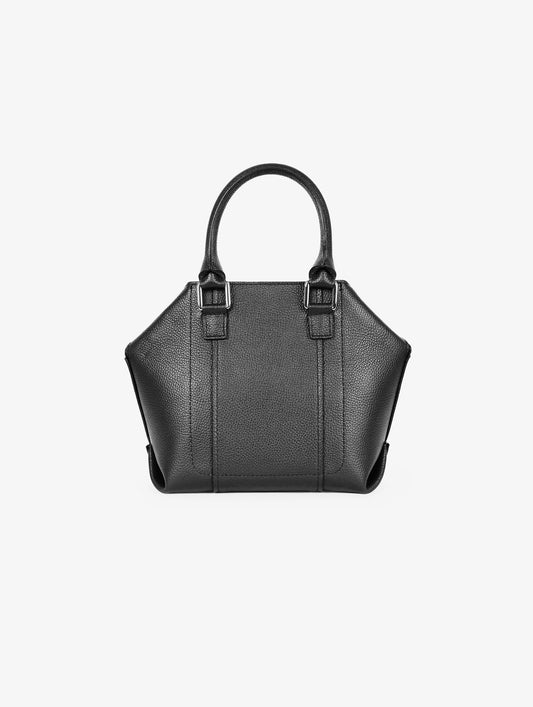 "Little Chamallow" bag in black leather
