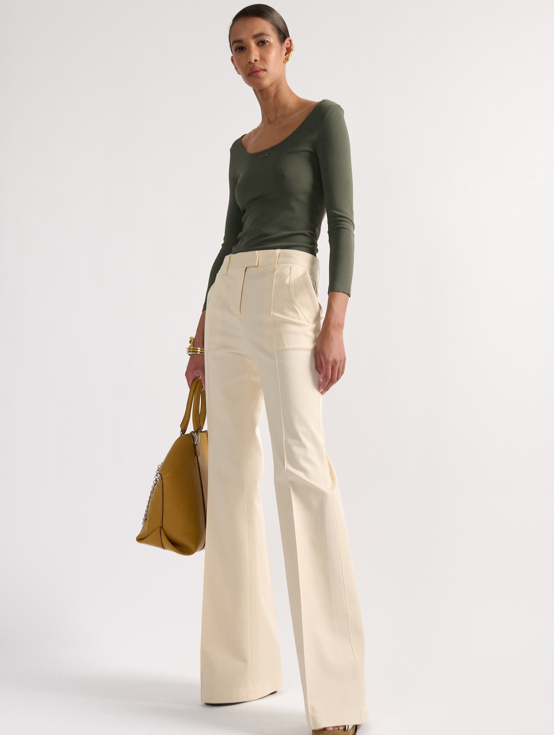 【NONCODE】Devinch Belt Bootcut Pants barbara_bui_F1622XEA_21_image_