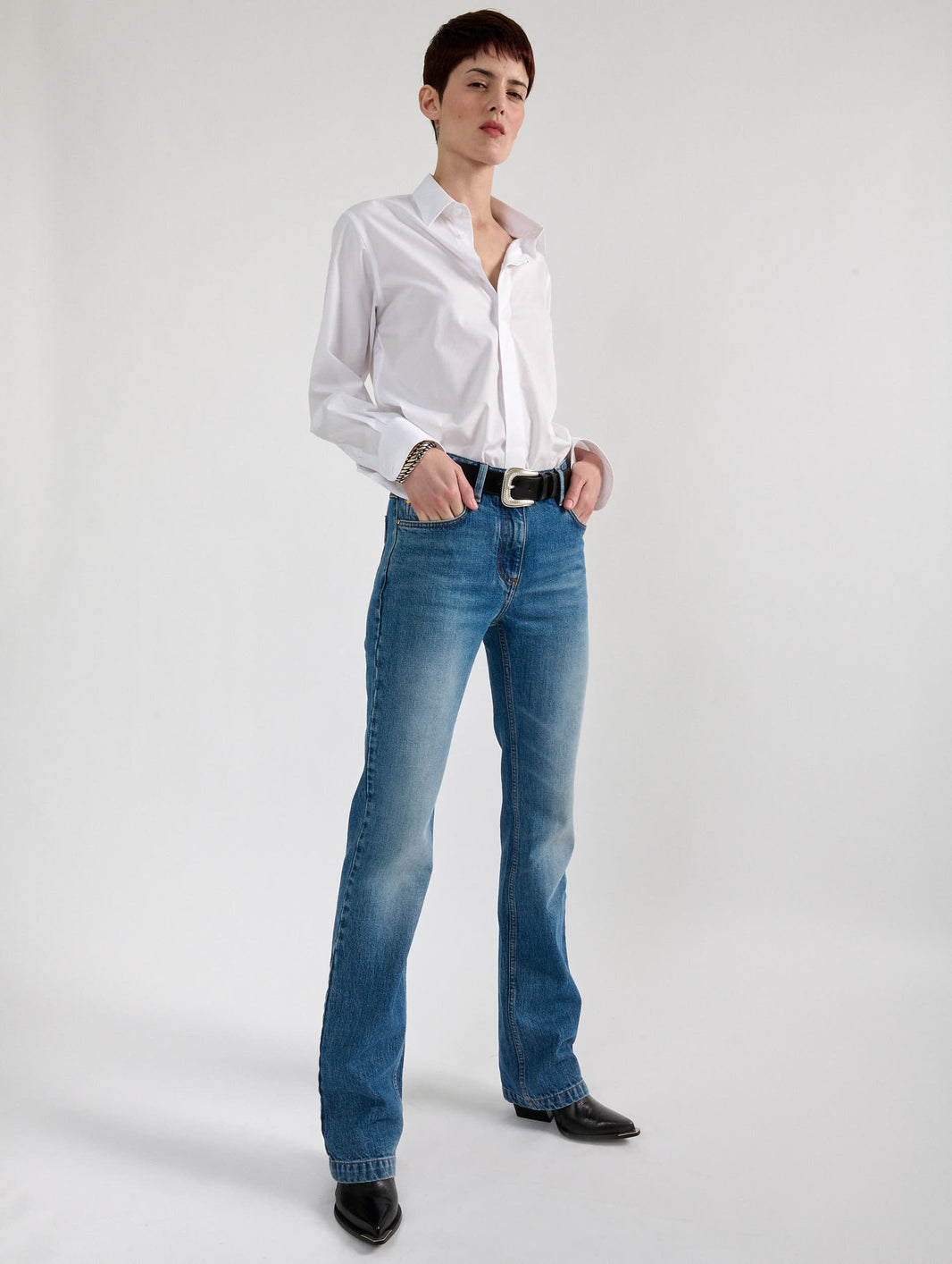 T-shirt Garçon Retour Denim De Luxe Sean - Couleurs Bleu Marine Et Vert Menthe, Coton, Coupe Casual
