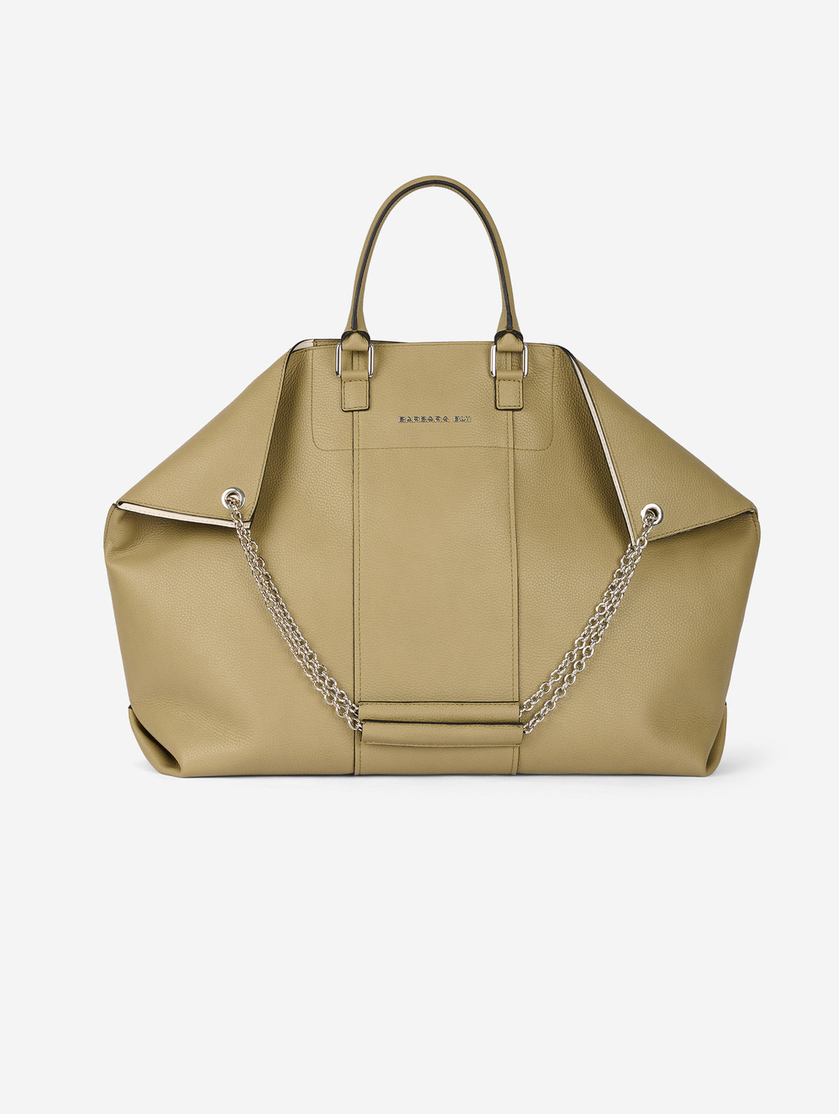 Sac à Main En Cuir Noir BARBARA BUI - Très Chic, Porté Épaule/Main, Taille Moyenne