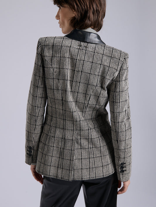 Black Prince of Wales velvet jacket