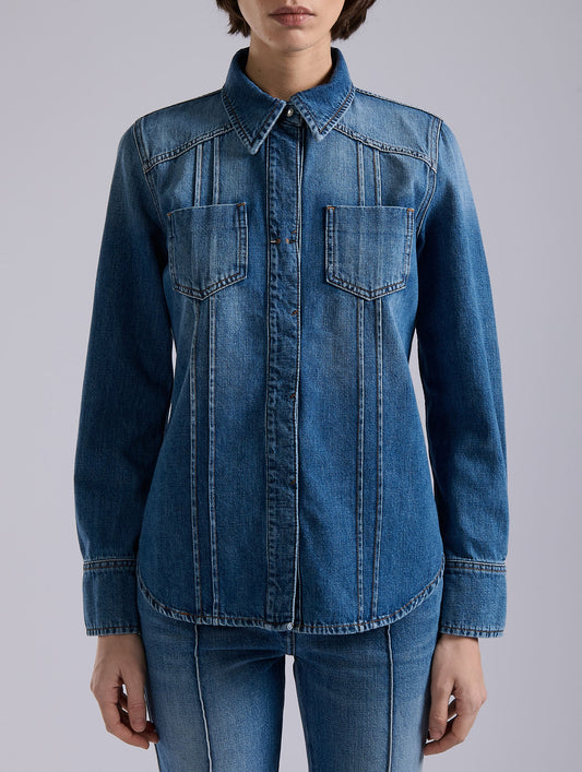 Chemise en denim
