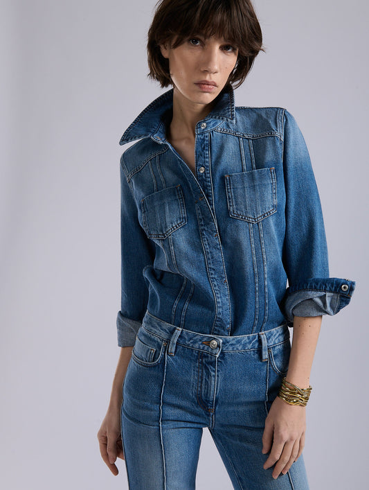 Chemise en denim
