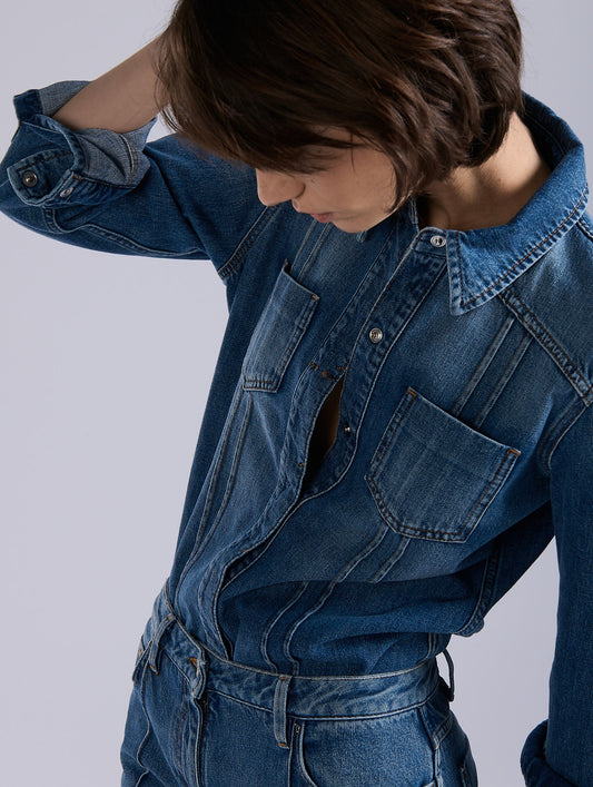 Chemise en denim