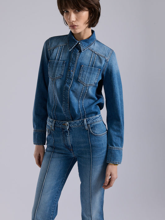 Chemise en denim