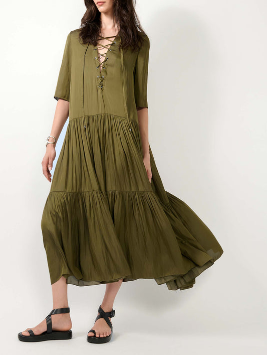 Khaki Angel Skin long dress