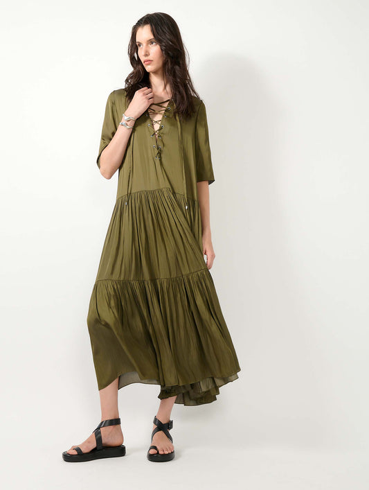 Khaki Angel Skin long dress