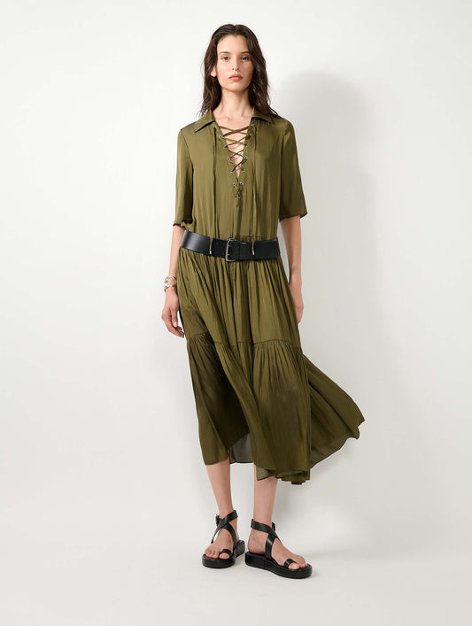 Khaki Angel Skin long dress