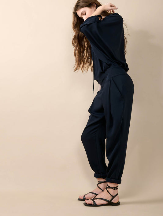 Sandales à fines brides en cuir noir