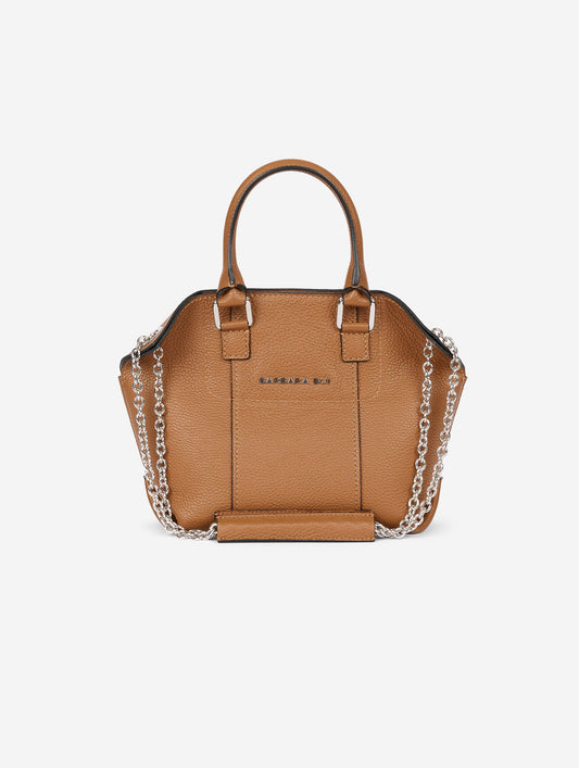 Sac "Little Chamallow" en cuir caramel