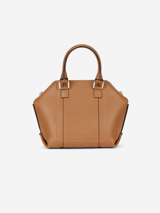 Sac "Little Chamallow" en cuir caramel