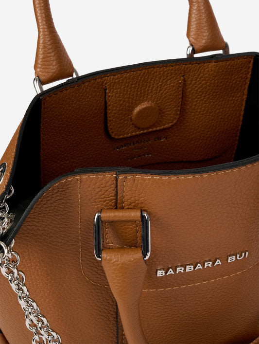 Sac "Little Chamallow" en cuir caramel