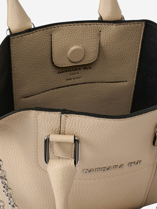 Sac "Little Chamallow" en cuir écru