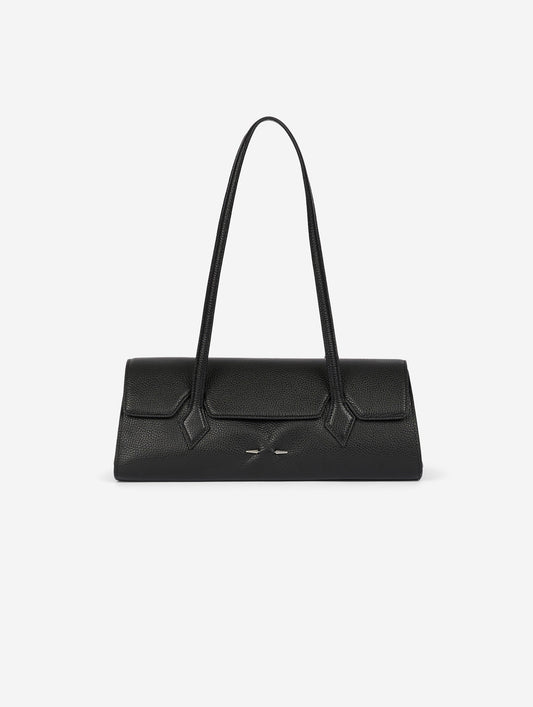 Sac "One B." en cuir noir