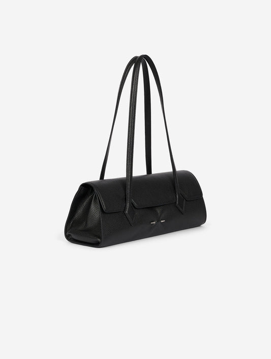 Sac "One B." en cuir noir