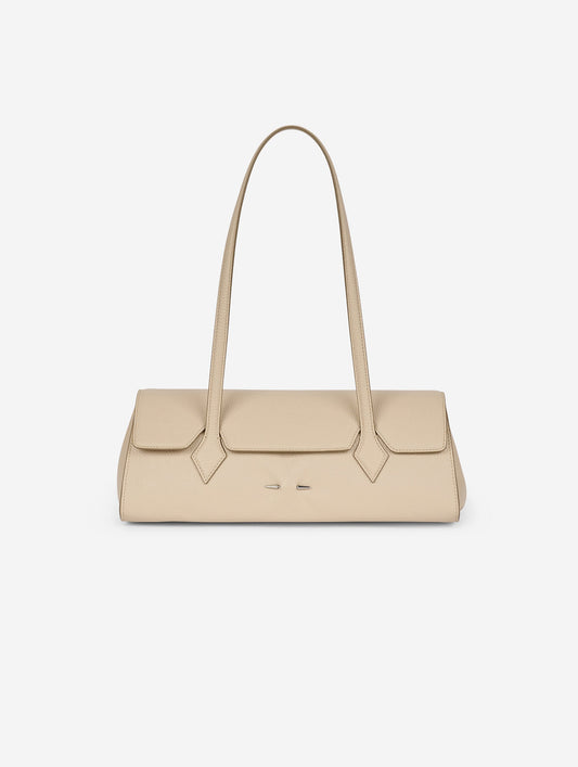 Sac "One B." en cuir ivoire