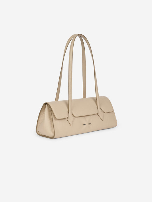 Sac "One B." en cuir ivoire