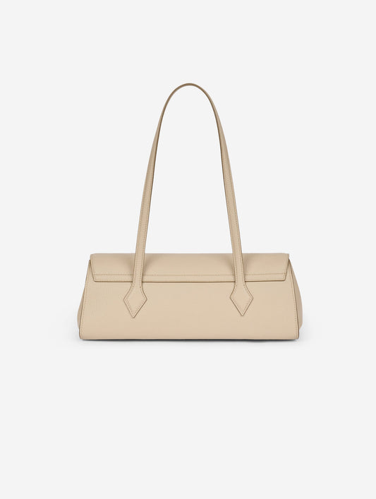 Sac "One B." en cuir ivoire