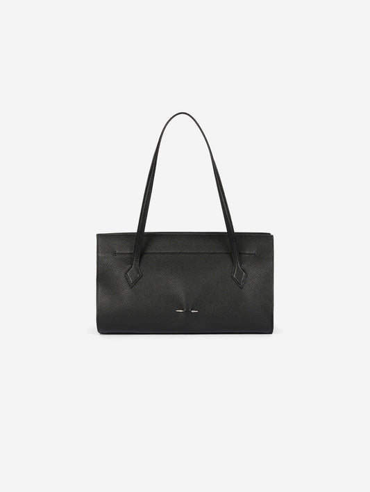 Sac "To B." en cuir noir