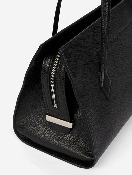 Sac "To B." en cuir noir