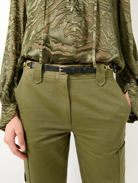 Ceinture en cuir noir