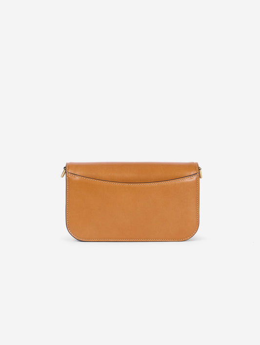 Petit sac "Like Me" en cuir miel