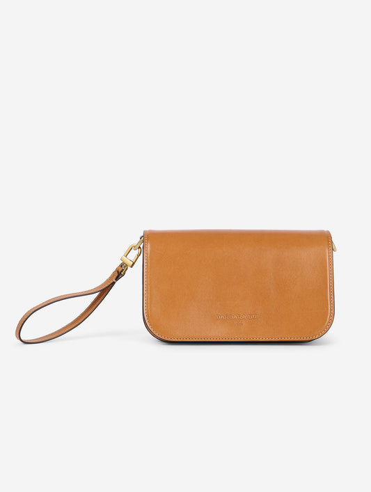 Petit sac "Like Me" en cuir miel